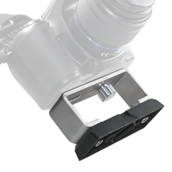 Medium-dovetail mounting block with camera mounting platform